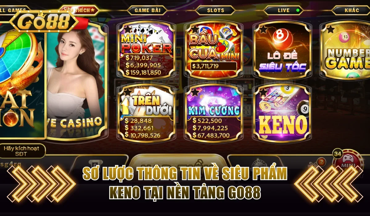 Keno Go88 Cùng Bộ Quy Luật Và Mẹo Chơi Hiệu Quả Cho Bạn 2 Những nét cơ bản về trò chơi Keno Go88