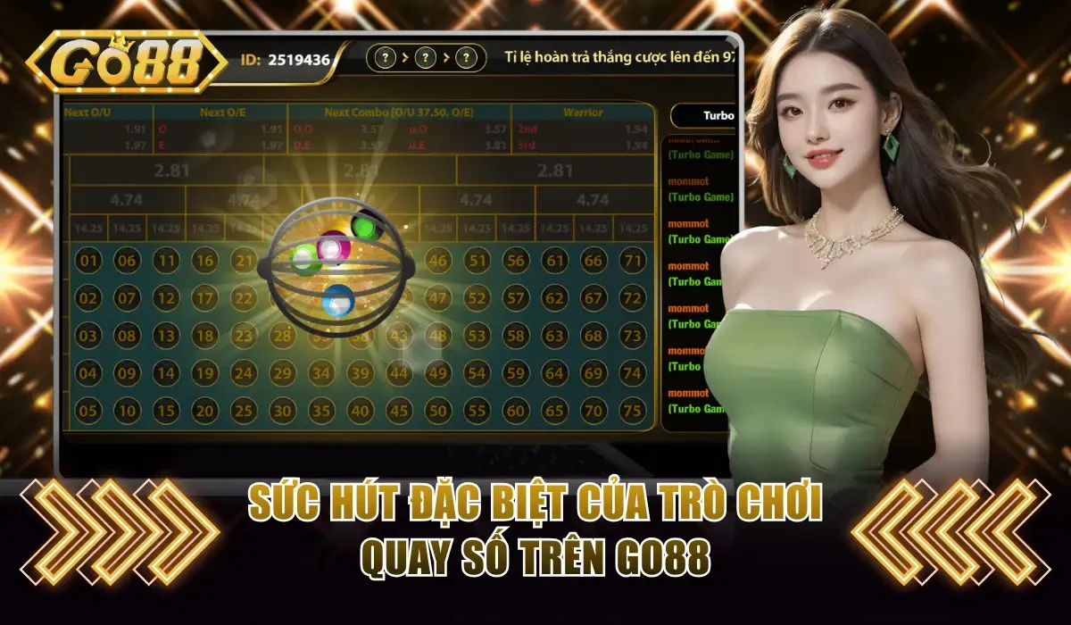 Number Game Go88 Cược Số Hay Nhất Với Tỷ Lệ Thắng Cao 4 Sức hút đặc biệt của trò chơi quay số trên Go88